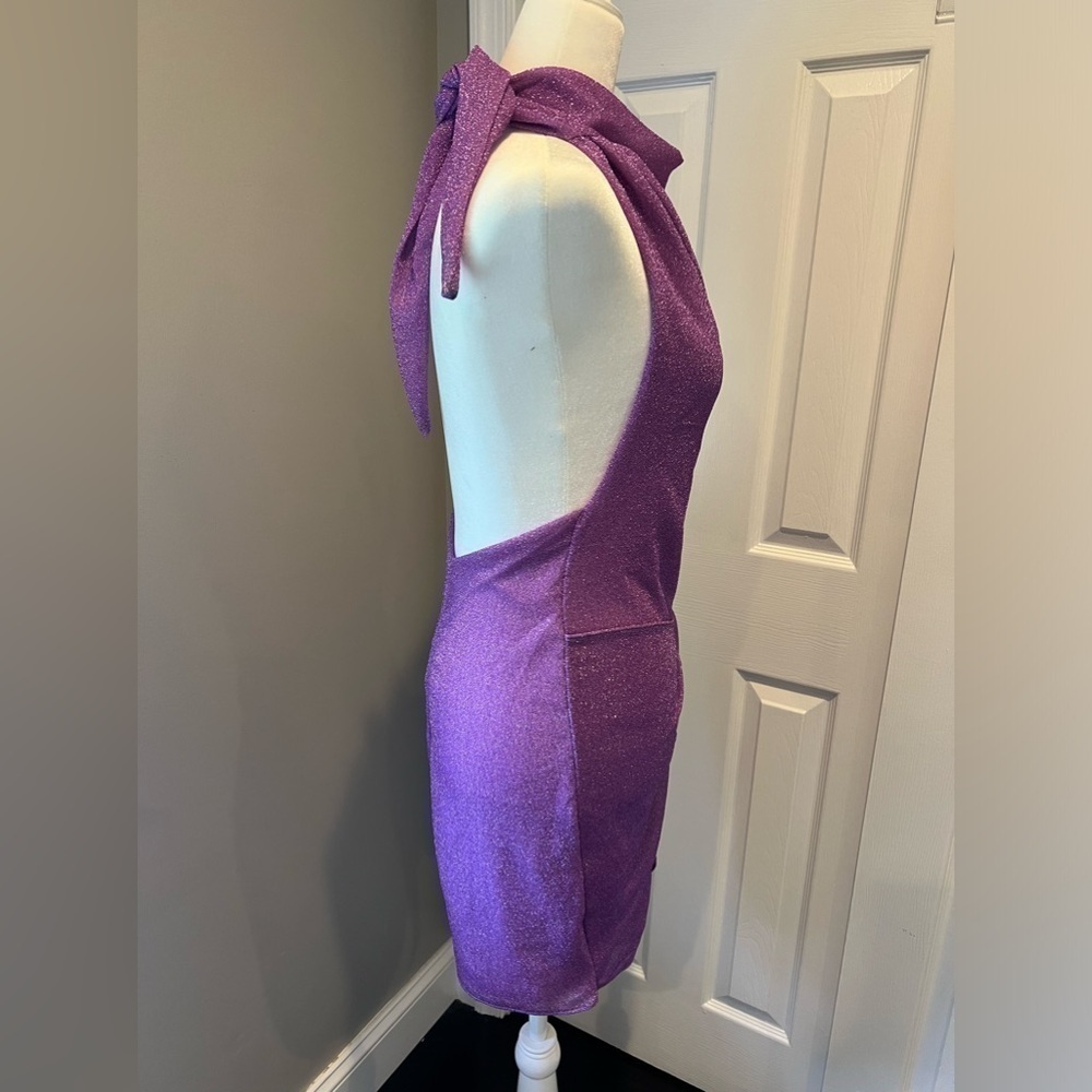 PURPLE DRESS SIZE 0 - Picture 2 of 5